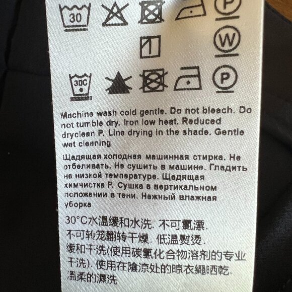 Escada Tusko Deep Sea Slim Tapered Pant Navy - Picture 9 of 9